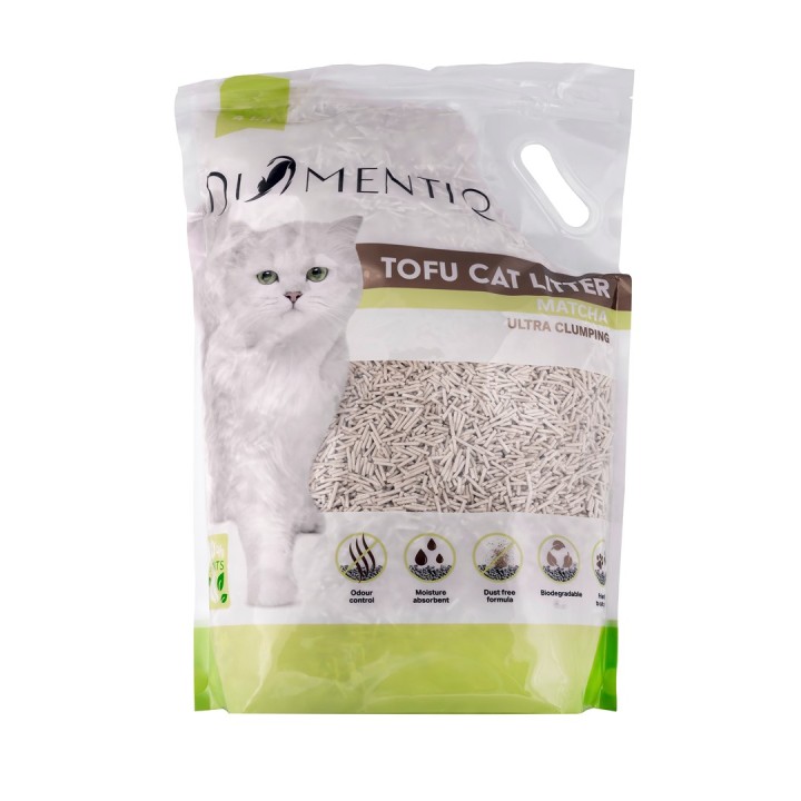 DIAMENTIQ Tofu Matcha Ultra agglomerante - lettiera a base vegetale - 4kg