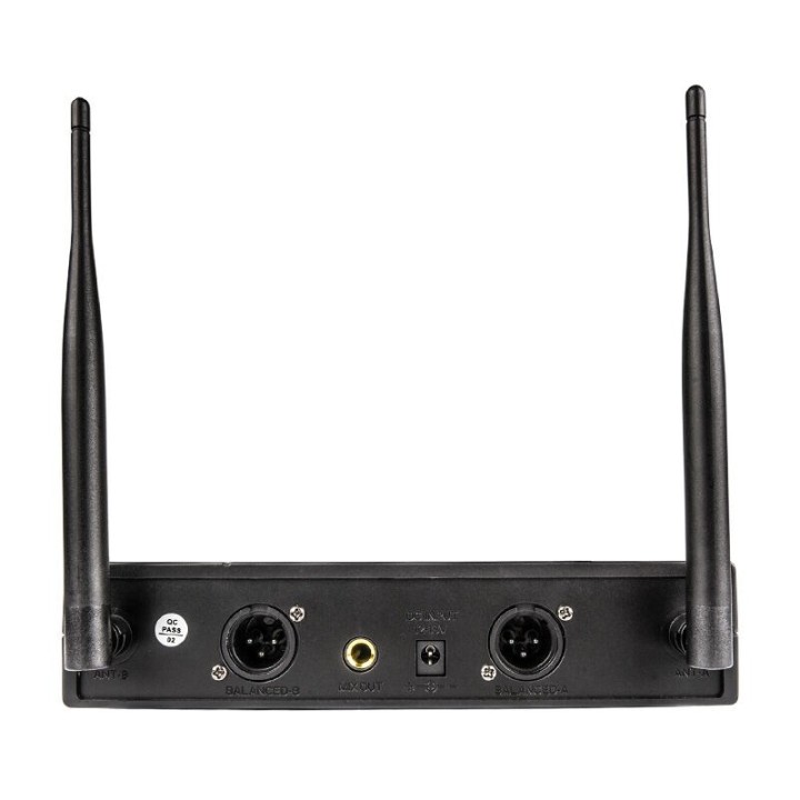 DNA Professional DVS2 - microfono wireless 2 trasmettitori portatili + unità base (560–590 MHz)