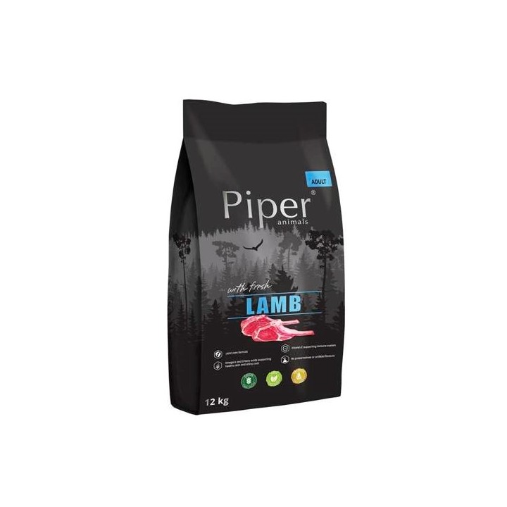 DOLINA NOTECI Piper Animals con agnello - cibo secco per cani - 12 kg
