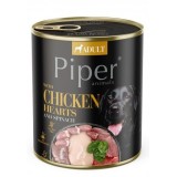 DOLINA NOTECI Piper Cuori di Pollo con Spinaci - Cibo Umido per Cani - 800 g