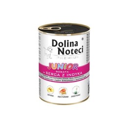 DOLINA NOTECI Premium Junior ricco di cuori di tacchino - cibo umido per cuccioli di razze medie e grandi - 400g