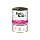 DOLINA NOTECI Premium Junior ricco di cuori di tacchino - cibo umido per cuccioli di razze medie e grandi - 400g