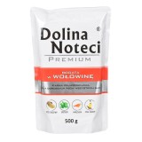 DOLINA NOTECI Premium Ricco di manzo - Cibo umido per cani - 500 g