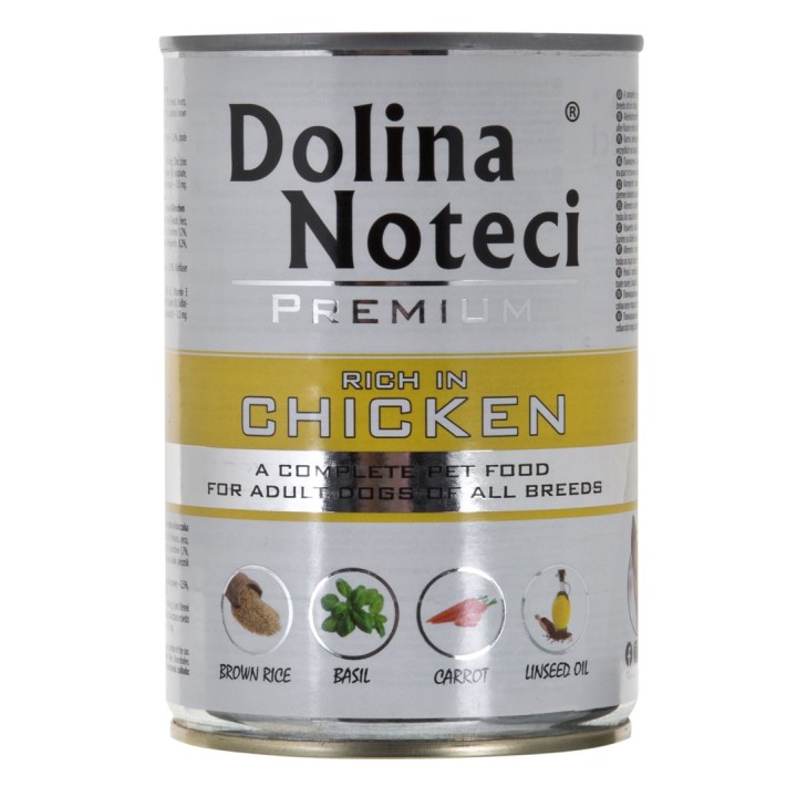 DOLINA NOTECI Premium Ricco di pollo - Cibo umido per cani - 400 g