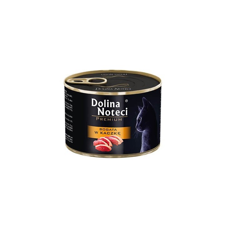 DOLINA NOTECI Premium Ricco di anatra - cibo umido per gatti - 185g