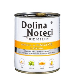 DOLINA NOTECI Premium Ricco di anatra con zucca - Cibo umido per cani - 800 g