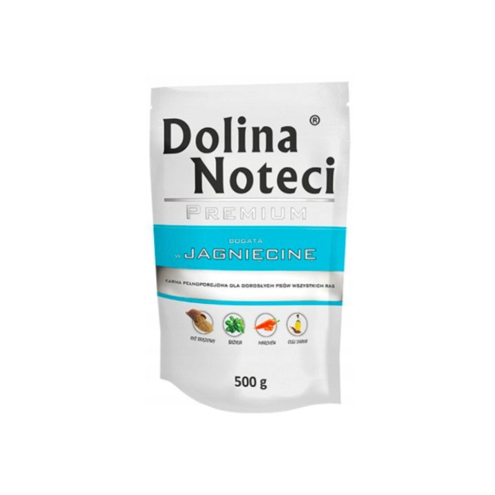 DOLINA NOTECI Premium Ricco di agnello - Cibo umido per cani - 500 g