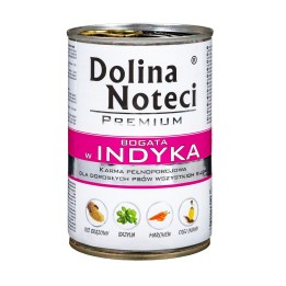 DOLINA NOTECI Premium Ricco di tacchino - Cibo umido per cani - 400 g