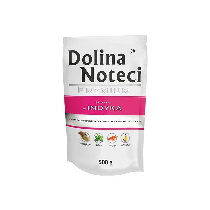 DOLINA NOTECI Premium Ricco di tacchino - Cibo umido per cani - 500 g