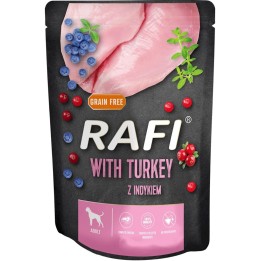 DOLINA NOTECI RAFI - Cibo umido per cani - tacchino mirtillo mirtillo rosso 300 g