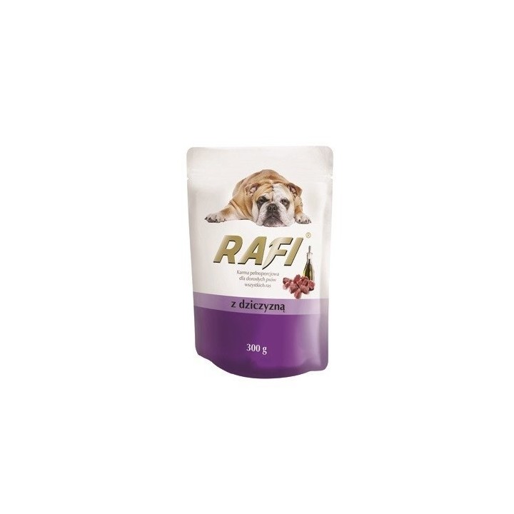 DOLINA NOTECI RAFI Cibo umido per cani cervo mirtillo mirtillo rosso 300 g