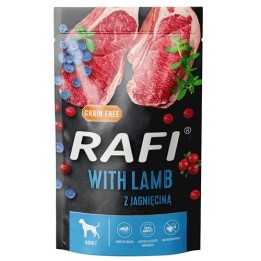 DOLINA NOTECI Rafi Agnello mirtillo mirtillo rosso - cibo umido per cani - 500g