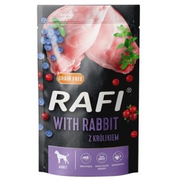 DOLINA NOTECI Rafi Coniglio mirtillo mirtillo rosso - cibo umido per cani - 500g