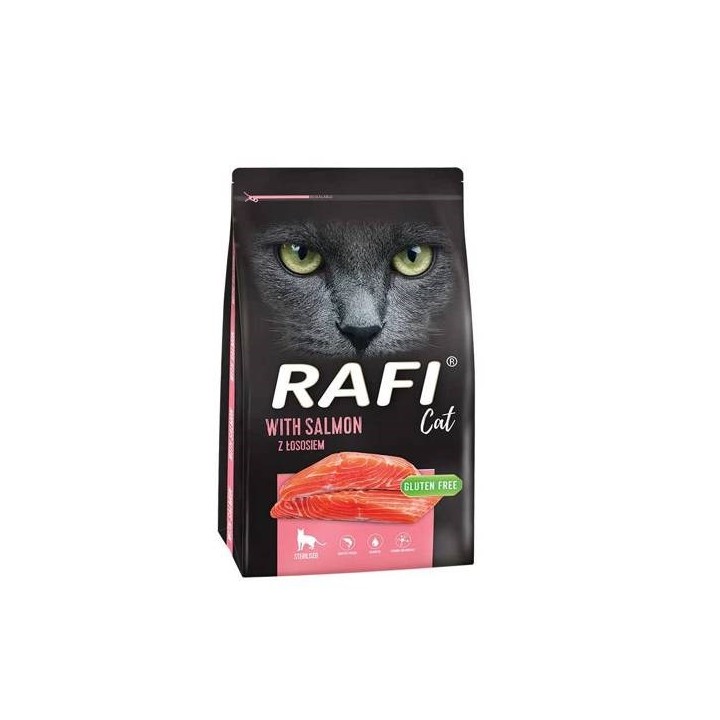 DOLINA NOTECI Rafi Gatto Sterilizzato con Salmone - Cibo Secco per Gatti - 7 kg