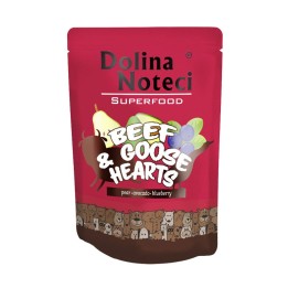 DOLINA NOTECI Superfood Manzo e cuori d'oca - cibo umido per cani - 300g