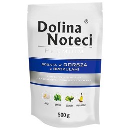 Dolina Noteci 5900842015819 cibo umido per cani Manzo Broccoli Merluzzo Maiale Adult 500 g