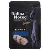 Dolina Noteci Premium Piatto Merluzzo e sardina - cibo umido per gattini - 85g