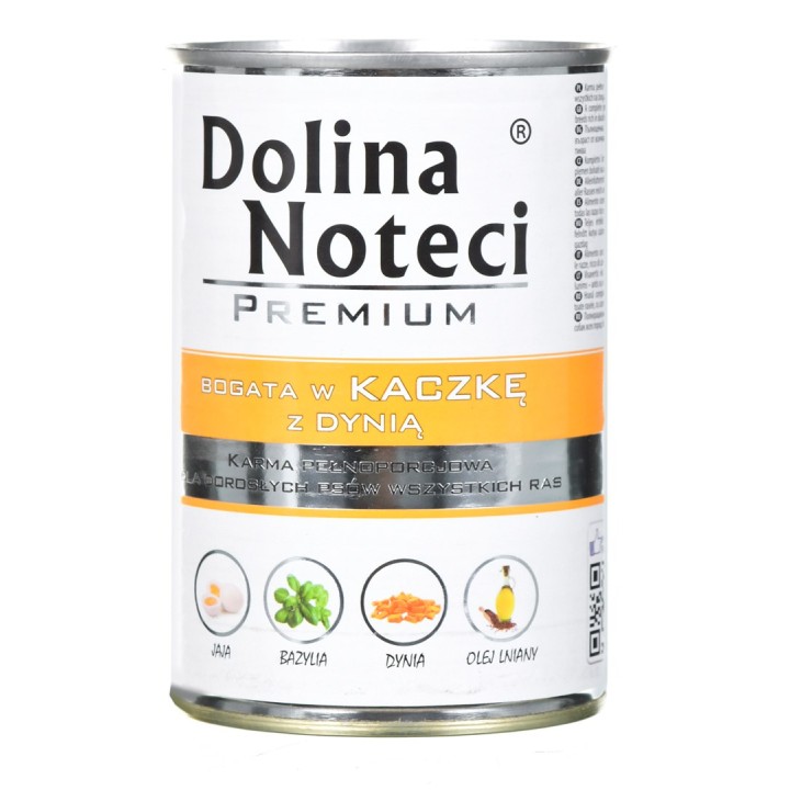 Dolina Noteci Premium Ricco di anatra e zucca 400 g