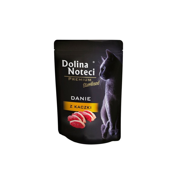 Dolina Noteci Premium Piatto Sterilizzato all'anatra - cibo umido per gatti sterilizzati - 85g