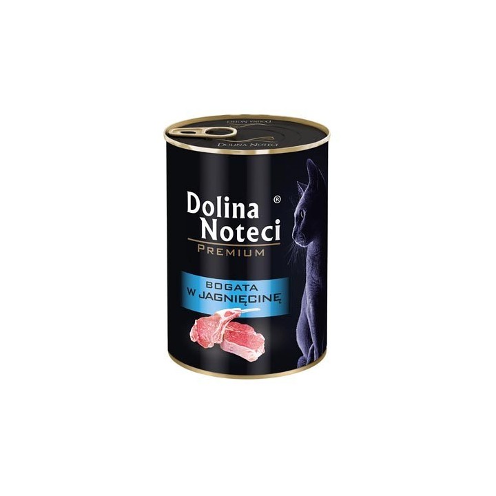 Dolina Noteci Premium Ricco di agnello - cibo umido per gatti - 400g