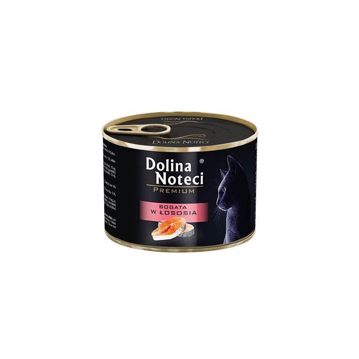 Dolina Noteci Premium Ricco di salmone - cibo umido per gatti - 185g