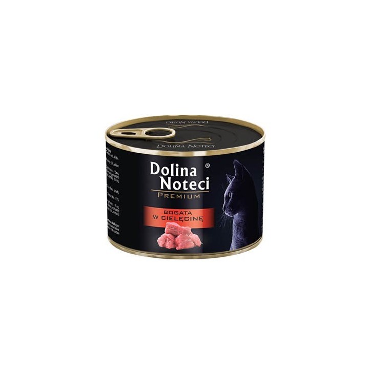 Dolina Noteci Premium Ricco di vitello - cibo umido per gatti - 185g