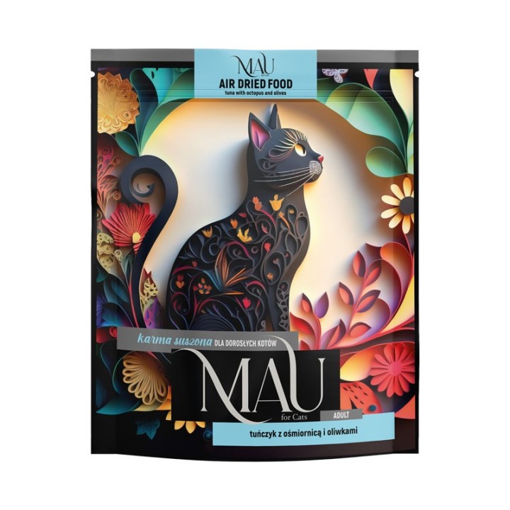 MAU Air dried tonno con polpo e olive - cibo secco per gatti - 700g