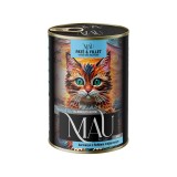 MAU Patè e filetto Crimson con viola del pensiero - cibo umido per gatti - 400g
