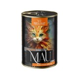 MAU Pate and Fillet Junior anatra con mango e rosa canina - cibo umido per gatti - 400g