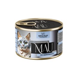 MAU Patè e filetto cervo sterilizzato con frutti di haskap - cibo umido per gatti - 185g