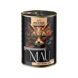 MAU Patè e filetto anatra sterilizzata con mirtilli rossi e melissa - cibo umido per gatti - 400g