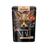 MAU Pate and Fillet Sterilised anatra con mirtilli rossi e melissa - cibo umido per gatti - 85g
