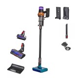 Dyson V15s Detect Submarine 2-in-1 aspirapolvere a bastone Batteria Secco&umido Senza sacco 0.77 L Nickel Giallo
