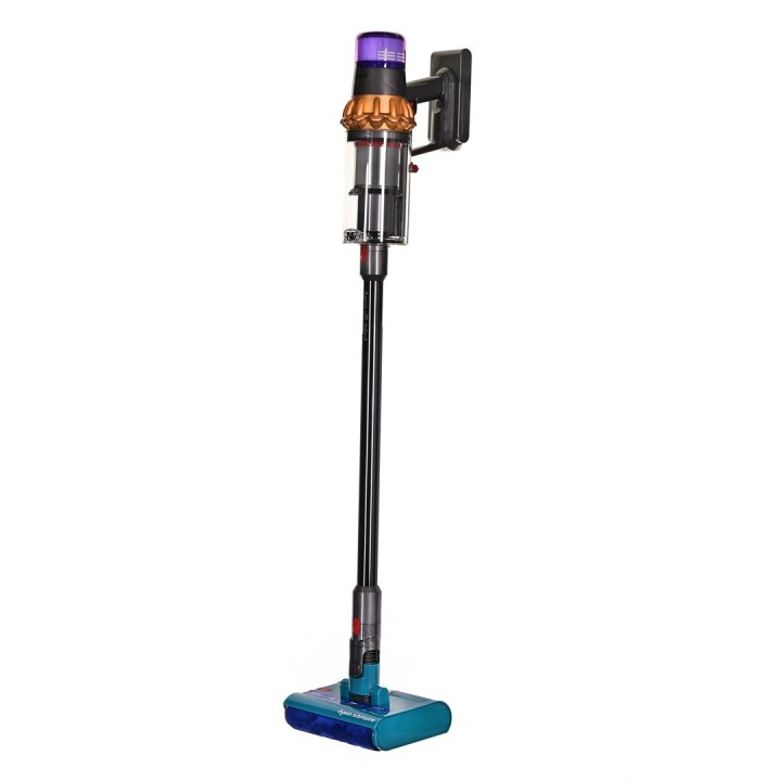 Dyson V15s Detect Submarine 2-in-1 aspirapolvere a bastone Batteria Secco&umido Senza sacco 0.77 L Nickel Giallo