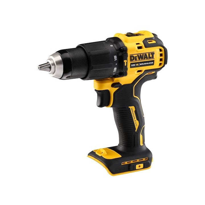 DeWALT DCD709N-XJ Trapano 1650 RPM Keyless 1.2 kg Nero Giallo
