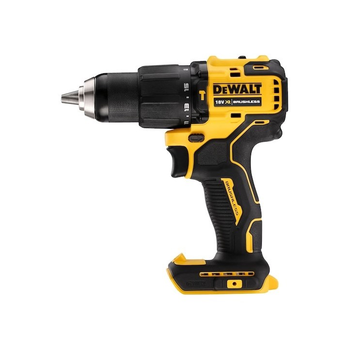 DeWALT DCD709N-XJ Trapano 1650 RPM Keyless 1.2 kg Nero Giallo