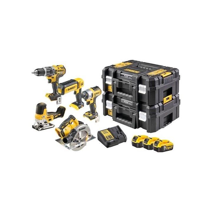 DeWALT DCK500P3T-QW Kit combo utensili elettrici con batteria
