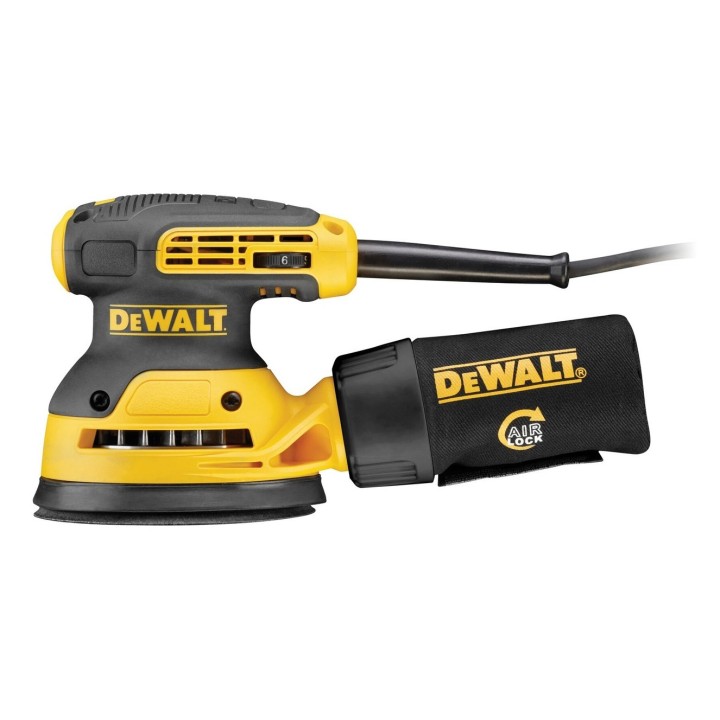 DeWALT DWE6423-QS levigatrice portatile levigatrice orbitale 12000 OPM nero giallo 280 W