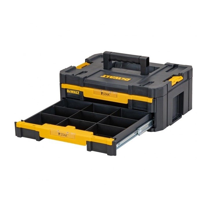 DeWALT DWST1-70706 cassetta per piccole parti/attrezzi Cassetta piccole parti Plastica nero giallo