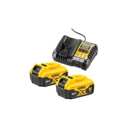 DeWalt DCB1104P2-QW Set caricabatterie DCB1104 + 2 batterie DCB184 18 V 5 Ah