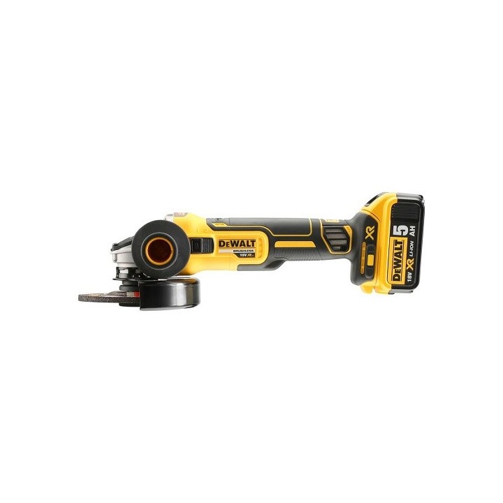 DeWalt DCK2026P2T-QW Combo set DCD805 + DCG405 18 V XR 2×5.0 Ah nero giallo