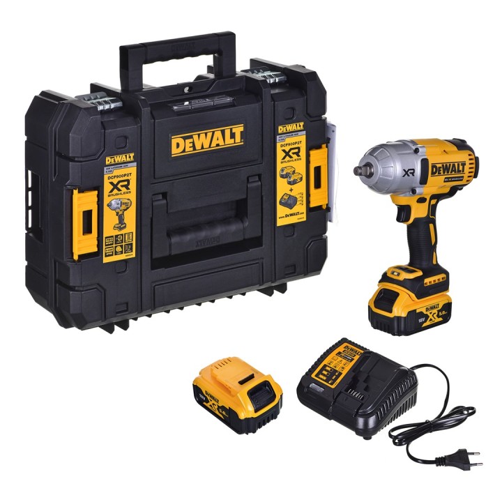 Avvitatore a impulsi 1/2 18V 2x5.0Ah DCF900P2T-QW DEWALT