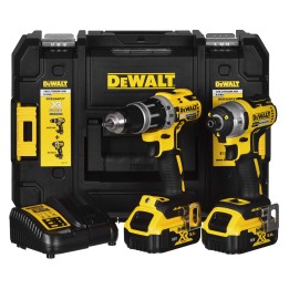 KIT COMBO UTENSILI ELETTRICI DEWALT DCK266P2T (DCD796+DCF887) 2X5 0AH 18V
