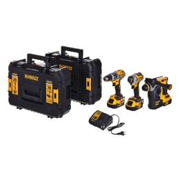 Kit combo utensili elettrici DEWALT DCK368P3T-QW (DCH273+DCD796+DCF887)