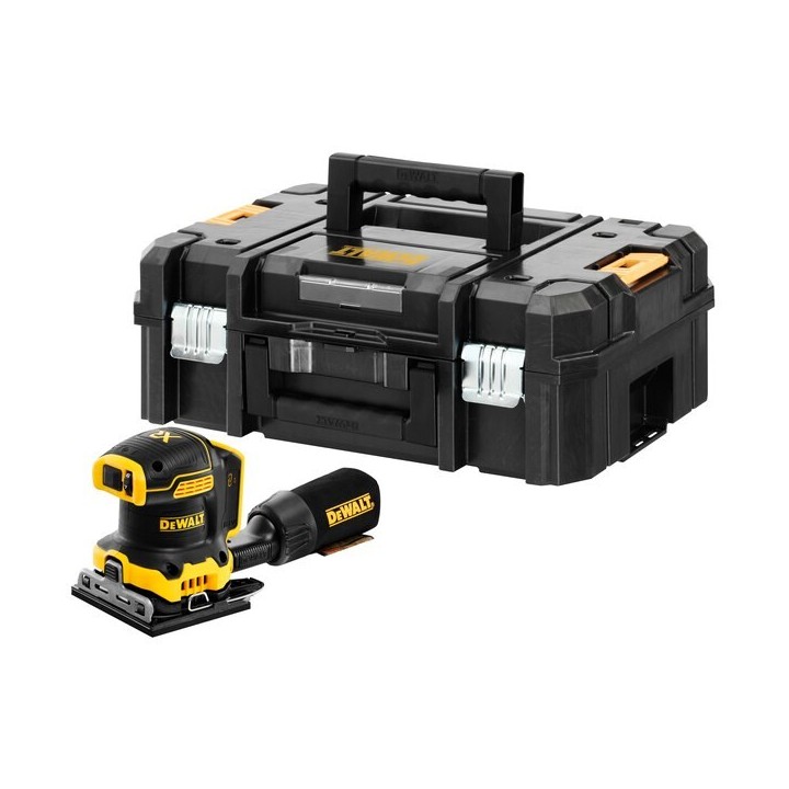 Levigatrice orbitale casuale 18V DCW200NT DEWALT 13500 OPM nero giallo