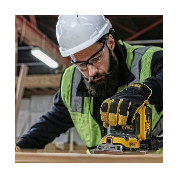 Levigatrice orbitale casuale 18V DCW200NT DEWALT 13500 OPM nero giallo