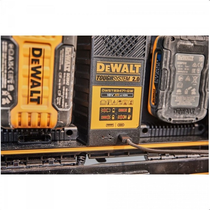 CARICABATTERIE TOUGHSYSTEM DWST83471 2X4A DEWALT