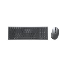 DELL KM7120W Tastiera RF wireless + Bluetooth QWERTY US internazionale grigio titanio