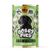 DOBRY PIES Agnello con melanzana - cibo umido per cani - 400g