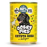 DOBRY PIES Mono Pure Capra + Collagene – cibo umido per cani – 400g
